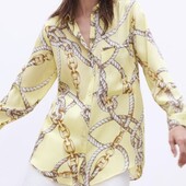 Zara, S нова сорочка з ланцюгами, сатін