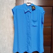 Брендовая новая красивая блуза-рубашка р.16.