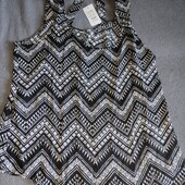 New look uk18 віскозна блуза з відкритою спинкою.