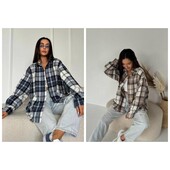 Рубашка клетка! Размер на выбор! Две по блиц цене!