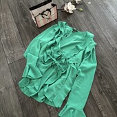 ❄️ Актуальна сорочка з воланами та зав’язками колір правда дуже гарний