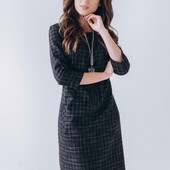 Прекрасне, мягесеньке, якісне плаття в клітинку ❄️Без дефектів, тепла тканина