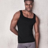 Майка натільна бавовняна трикотажна для чоловіка livergy розмір С