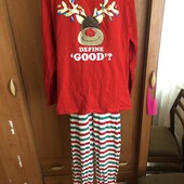 Пижама, комплект, костюм, 100% коттон, ХL. Primark. в ідеалі