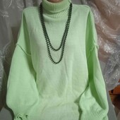 Фірмовий жіночий светрик-гольф оверсайс,розмір L/XL