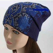 Очень красивая теплая шапочка колпак на флисе