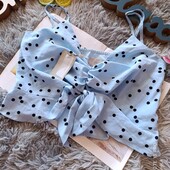 Блакитний топ в горох Coast розмір 16