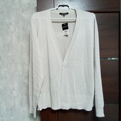 Новый брендовый трикотажный вискозный кардиган с блестящей нитью р.22.
