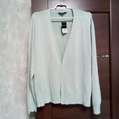 Новый брендовый трикотажный вискозный кардиган с блестящей нитью р.24