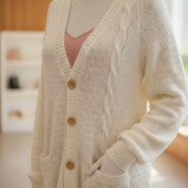 Теплий светр- кардиган на 70-80 кг