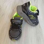 New Balance брендовые лёгкие текстильные кроссовки на мальчика размер евро 27