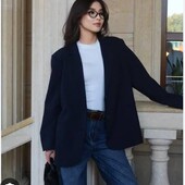 ❤️Базовый пиджак темно-синего цвета ❤️Смотрите мои лоты ❤️