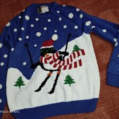 Свитерок с пингвином, м