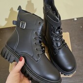 Хіт зими стильні зручні зимові черевики з натуральної шкіри