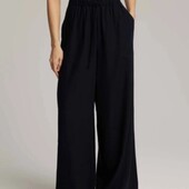 Брюки палаццо в рубчик на завязках от Yozy