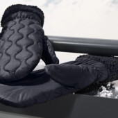 ♕ Якісні водонепроникні стьобані рукавиці від Tchibo (Німеччина) розмір 7.5