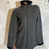 Распродажа! Теплая флисовая кофта на молнии размер М