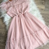 Стильна святкова сукня з фатіна, 11-12 років