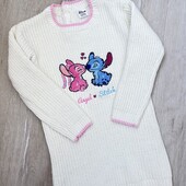 Stitch.Шикарне ,Тепле ,вʼязане плаття для дівчинки 74 см (6-9 м)