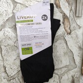 Высокие мужские носки от Livergi, 2 пары, р 39-42, чер