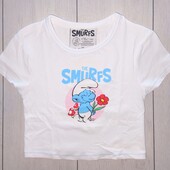 Укорочена футболка Primark, eur 34-36 / uk 6-8