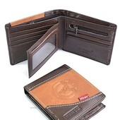 Чоловічий шкіряний гаманець новий в коробці партмоне