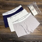 Арт.1586 труси чоловічі боксери 3шт від h&m Розмір ХL.