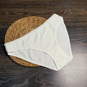 Арт.1328 жіночі трусики котонові білі сліпи від c&a розмір М.