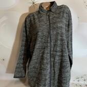 Флисовая кофта на молнии размер 56/58