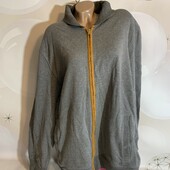 Мужская кофта на молнии с начесом размер 3ХЛ, состояние хорошее