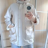 Парка pull beer кремовая