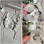 ❄️ Затишний зимовий Кардиган з нових колекцій / сірий ❄️дуже красивими ґудзиками перлинками