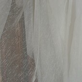 Готовая Шикарнейшая готовая тюль 5м под трубу жаккард дождик