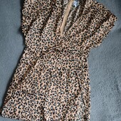Lola May, uk12 сукня леопардова, сатін