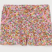 Нові бавовняні шорти H&M р. 122-128 на 6-8 років