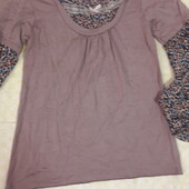 Розпродаж! Комбінована блузка