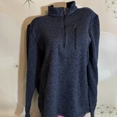 Мужская кофта в середине на флисе размер л/хл, состояние хорошее
