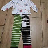 Нові зручні і якісні штанці, р. 74, Polarn O. Pyret (Швеція), на 6-9 і кофточка р.74