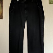 Стильные стрейчевые джинсовые кюлоты. разм. xl