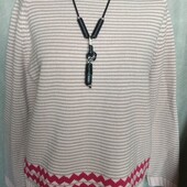 Распродажа!!! Sheilay Интересный свитер в полосочку