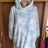 Меховушка, плюшева туника, кофта, худи, 2-3XL. слип, пижама