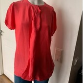 Блузка з короткими рукавами та оборкою, розмір 44 евро