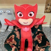 Велика інтерактивна плюшева іграшка PJ masks Sing & Talking. Загальна висота 39см.