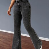 Шикарні, мягусінькі, графітові джинси в кльош, якість бомбезна ❄️
