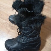 Сапоги фірмові резинові комбіновані Теплі