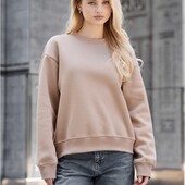Трендовий теплий світшот, оверсайз від Primark, розмір 12/14. 35% бавовна.