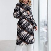 Жіноче зимове пальто баранець