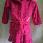 Пухнастий фліс, теплий дитячий халатик, відмінний стан