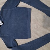 Топ реглан Zara в рубчик