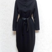 Чёрное трикотажное платье р.44/48. Новое!